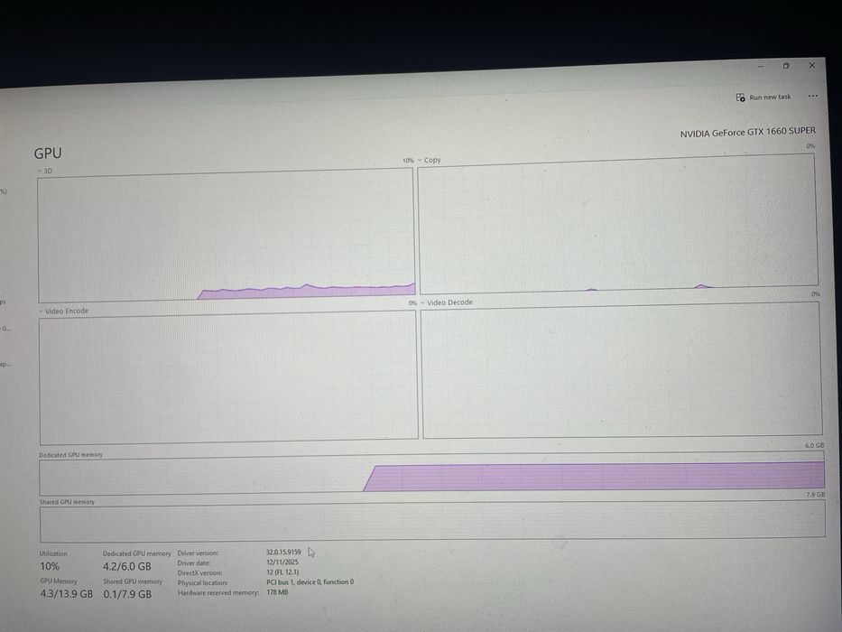 PLACA VIDEO Nvidia Geforce GTX 1660 Super