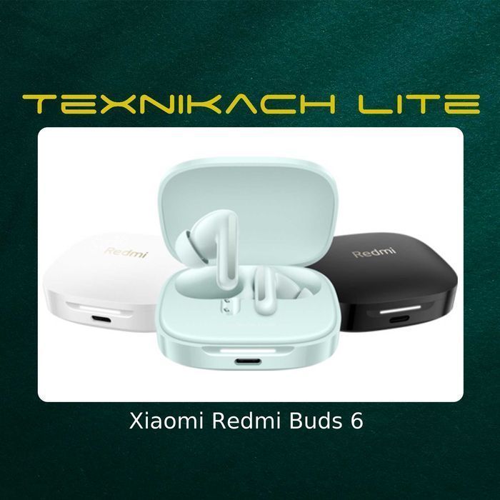 Новый! Xiaomi Redmi Buds 6 Доставка Бесплатно