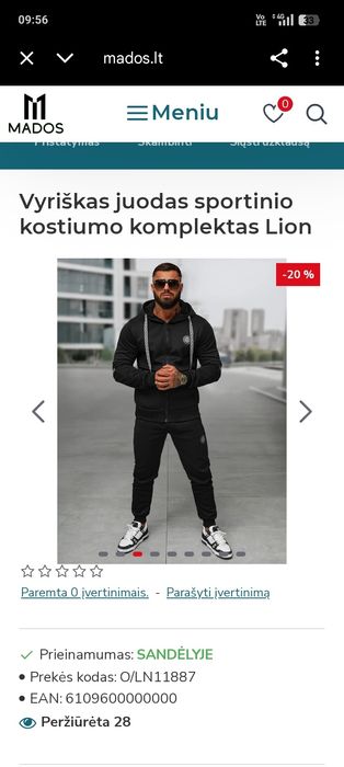 Trening bărbați, Versace