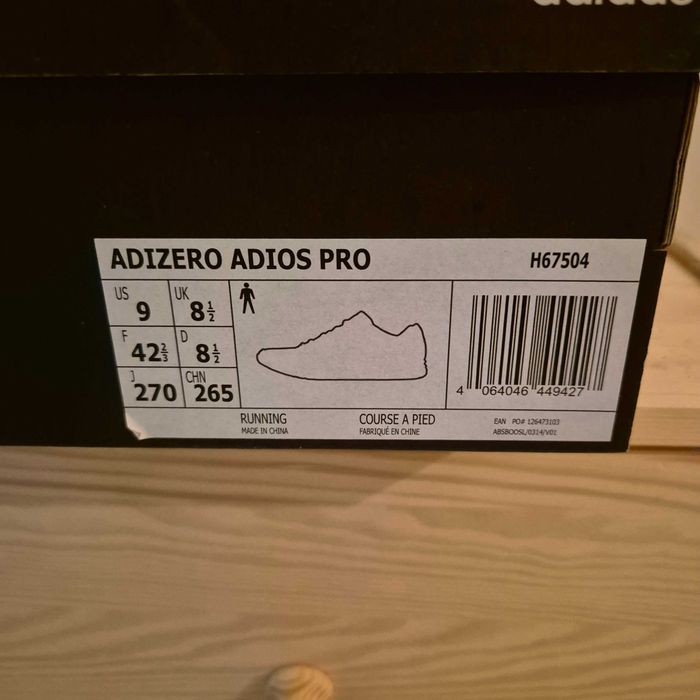 Adizero Adios Pro - 42 2/3 - НОВИ