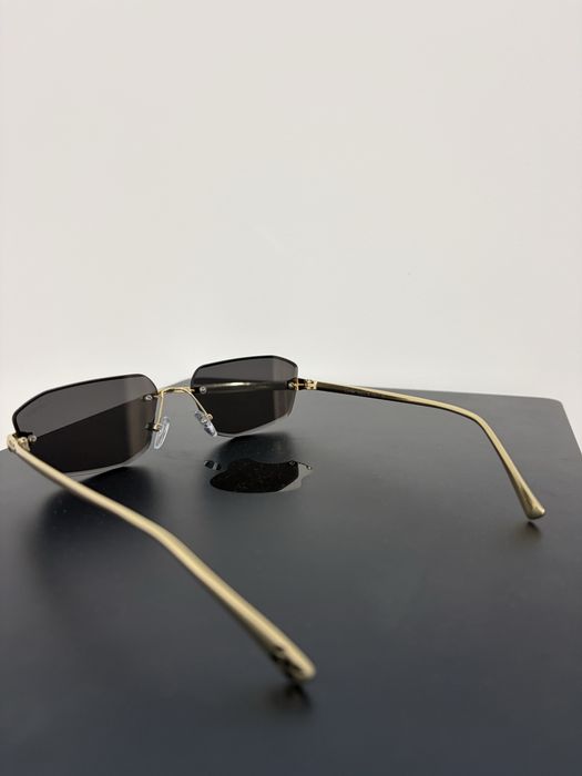 Ochelari de soare dama, Cartier, Negru/Auriu