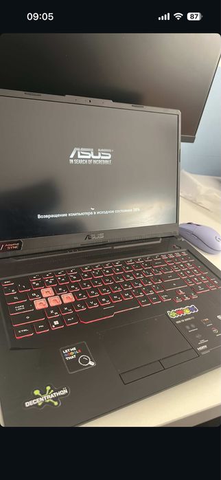 Ноутбук ASUS tuf gaming F17