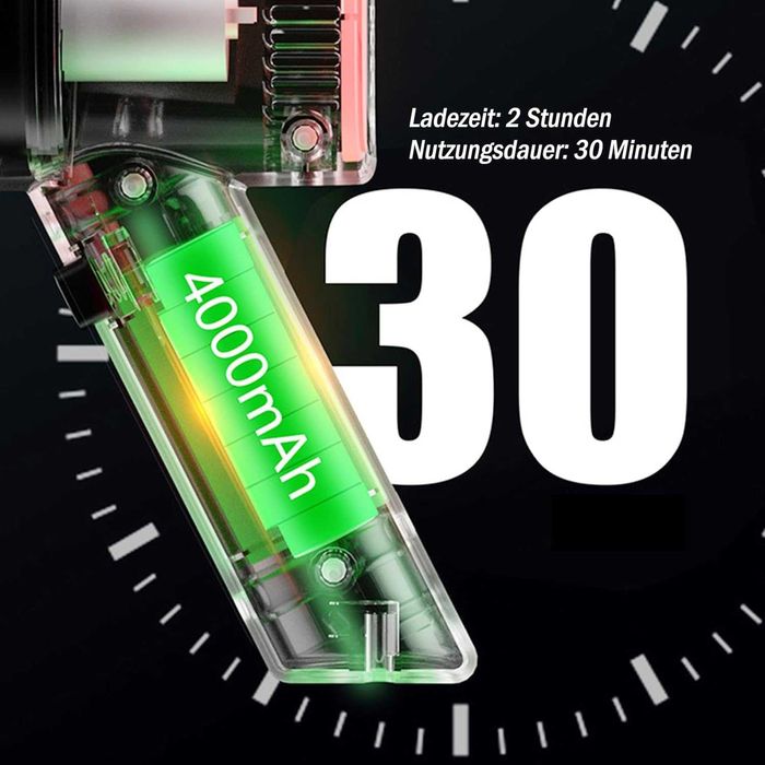 Компактна безжична прахосмукачка за кола с USB-C зареждане и приставки