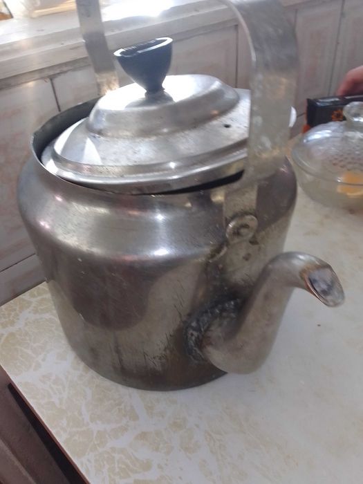 Чайник старинный металлический луженый 5 литров