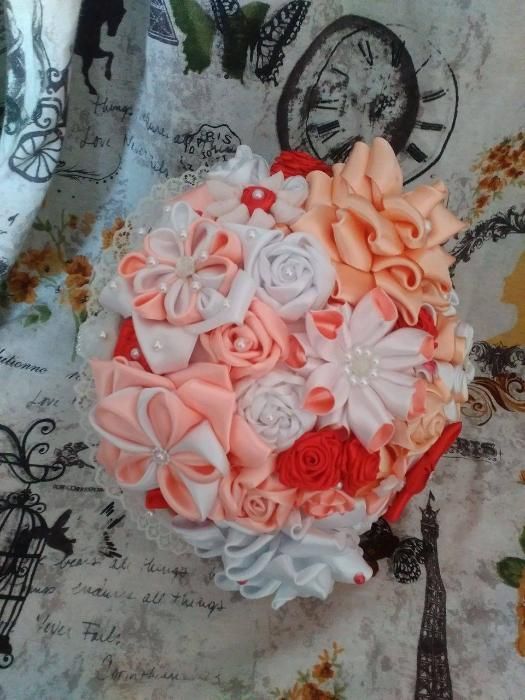 Булчински букет от САТЕН