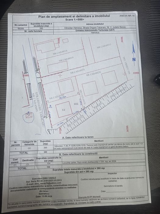 Propietar vand casa 3 camere in Hemeiusi