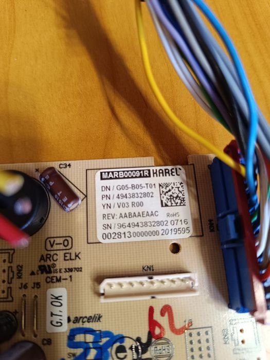 Placă electronică combină frigorifică BEKO