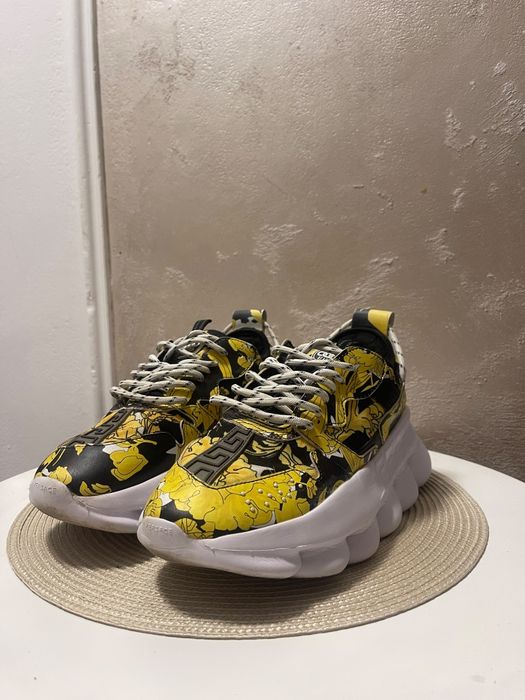 Versace Chain Reaction – Mărimea 42, Galben/Negru