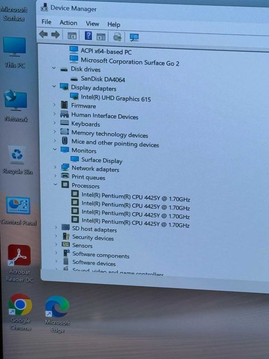 Microsoft Surface Go 2 Intel Pentium/4RAM/64SSD/Intel UHD/Full HD