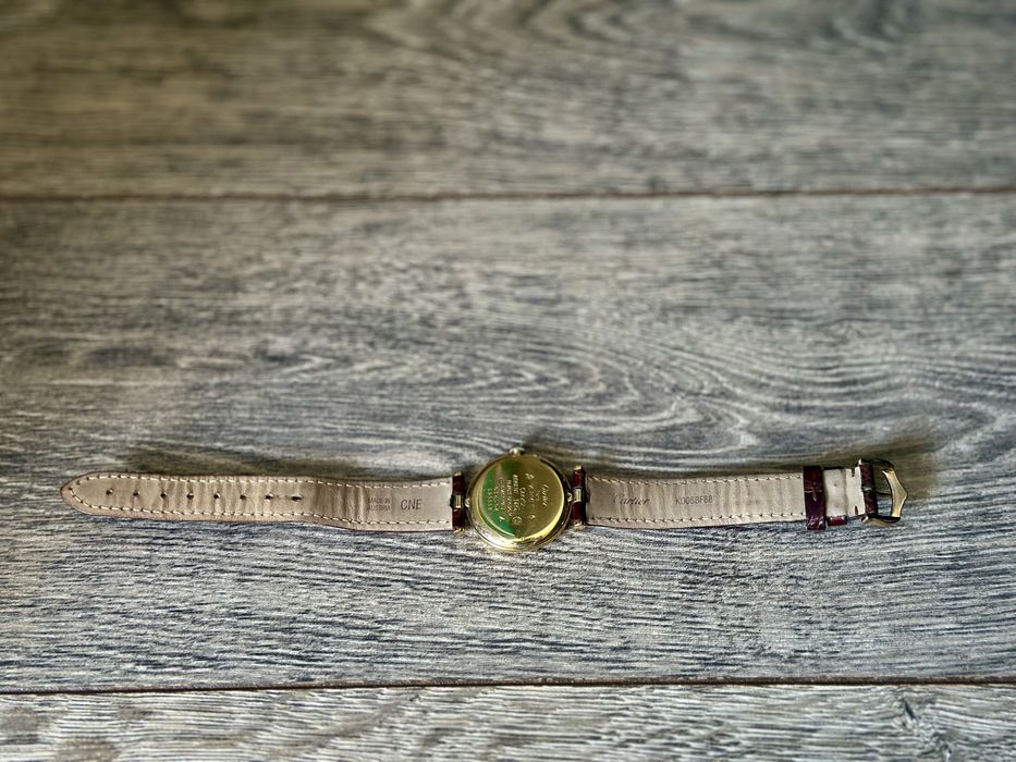 Ceas Cartier Must de Cartier Vermeil 590003 Silver Quartz 30MM Watch