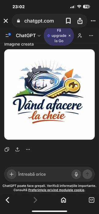 Vand afacere la cheie