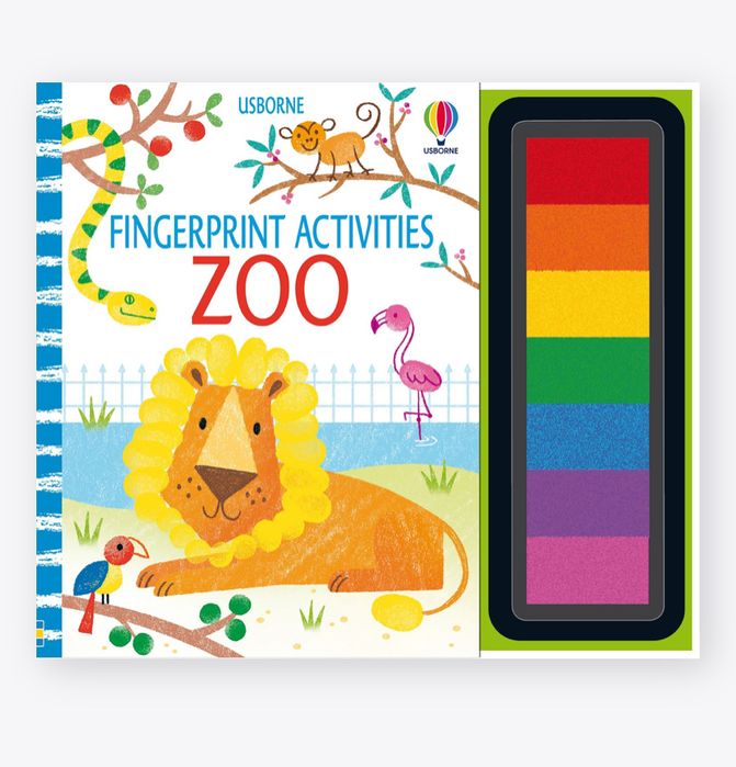Carte Usborne Fingerprint - pictura cu degetele