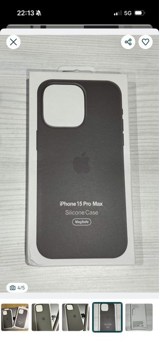 iPhone 15 Pro Max Silicone Case with MagSafe - Midnight