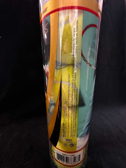 Set 4 mingi de tenis Wilson US Open cu autograful lui Ilie Năstase