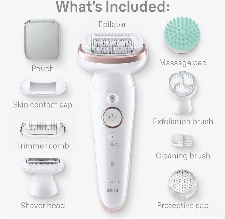 Эпилятор BRAUN SES 9-080 3D, белый