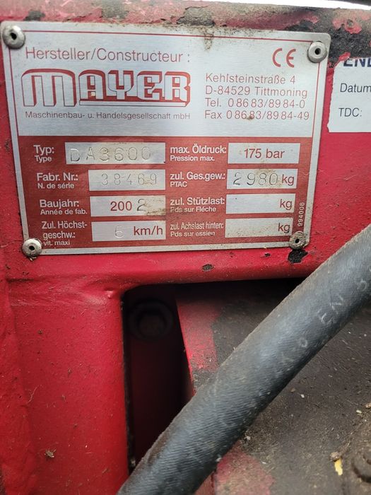 Remorcă siloz silokam DA 3600 Siloking