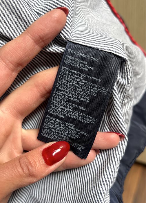 Geacă/parka anti-ploaie, Tommy Hilfiger, albastru