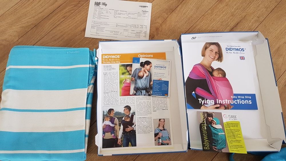 Wrap tesut (port/sistem bebe) Didymos Standard 5 turkis 361
