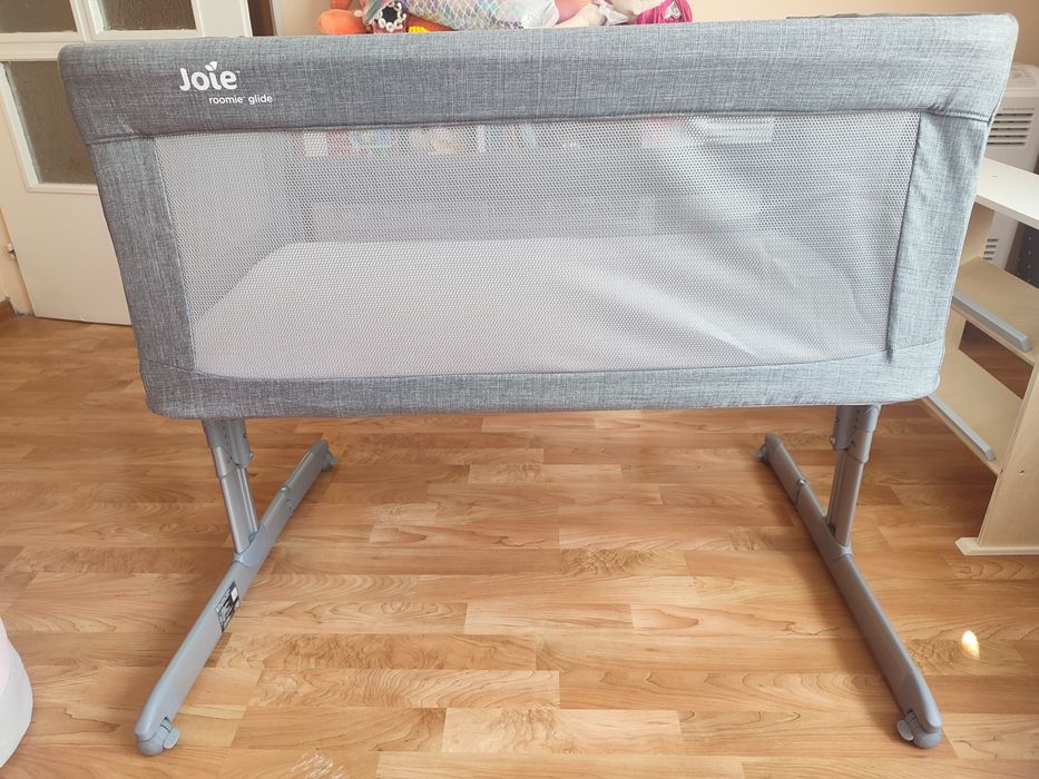 Бебешка кошара Joie Roomie Glide, Foggy  Gray