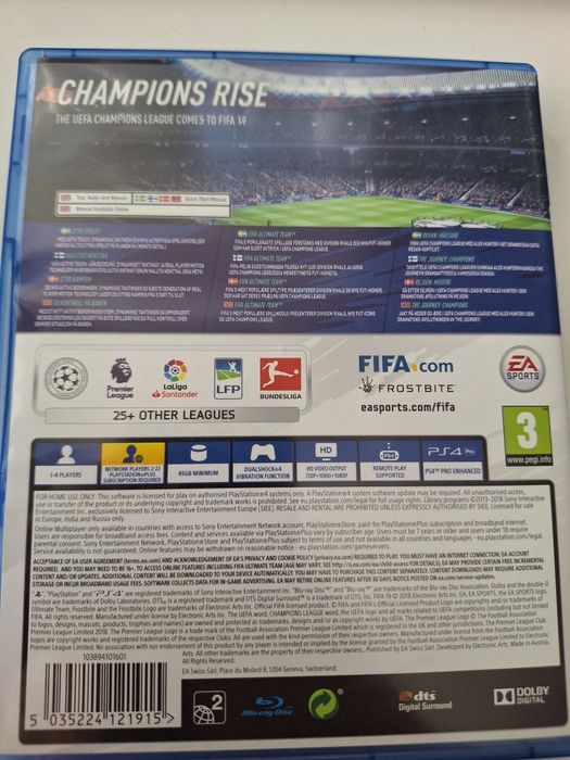 Fifa 19 за PS4 .