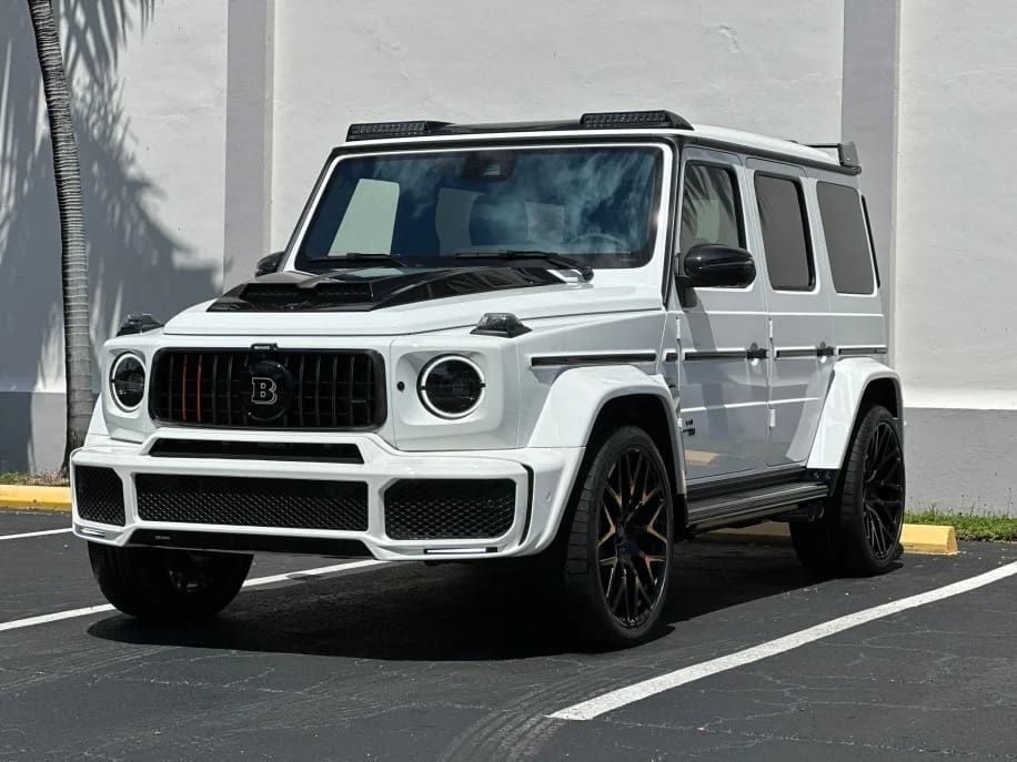 W464 CARBON Brabus спойлер таван LED преден капак капак резервна  гум
