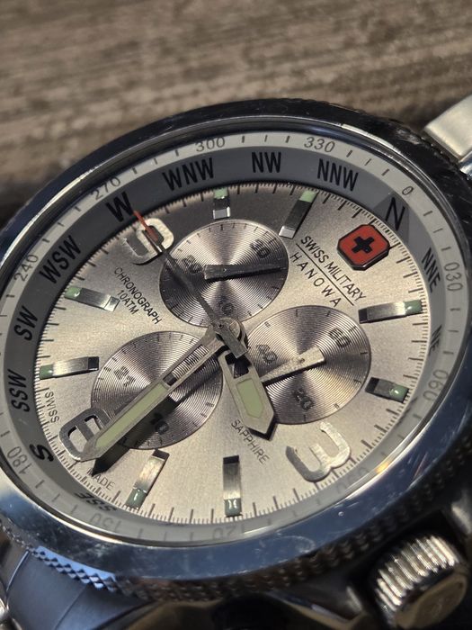 Ceas Swiss Military Hanowa Chronograph Sapphire 10 ATM, model 6-5250