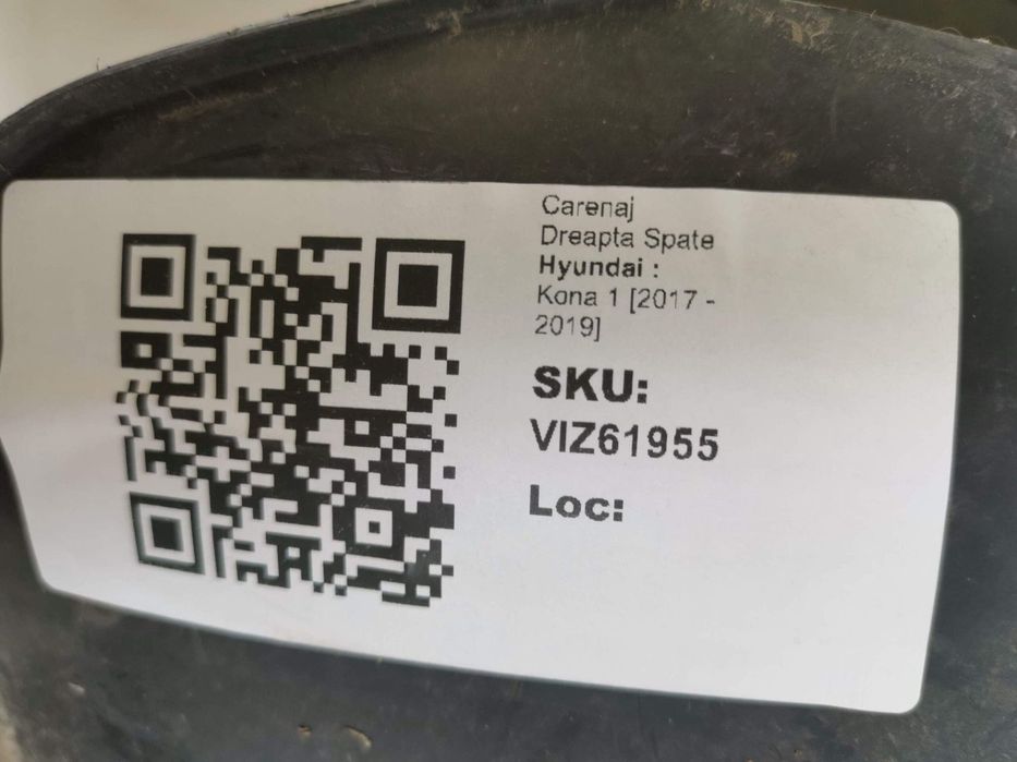 Carenaj Dreapta Spate Hyundai  Kona 1 2017 2018 2019 Original In Stare