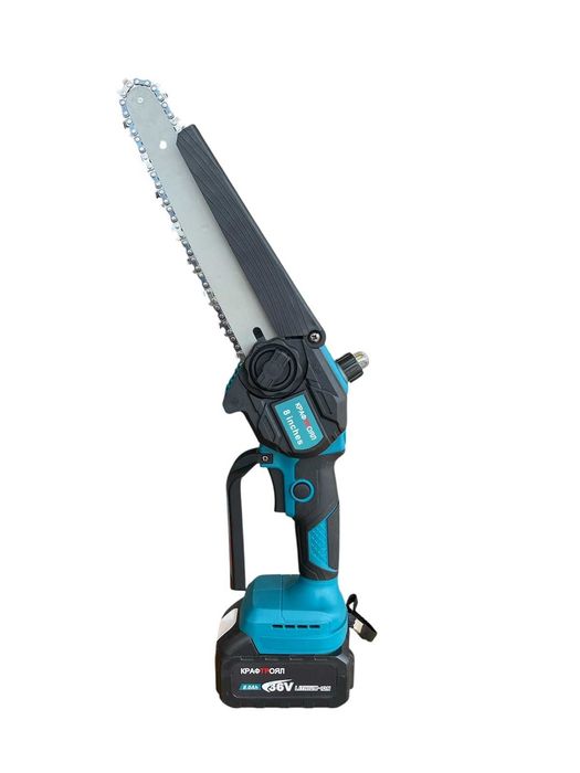 Резачка на батерии 20см шина с 2 батерии 36V 8aH Kraft royal