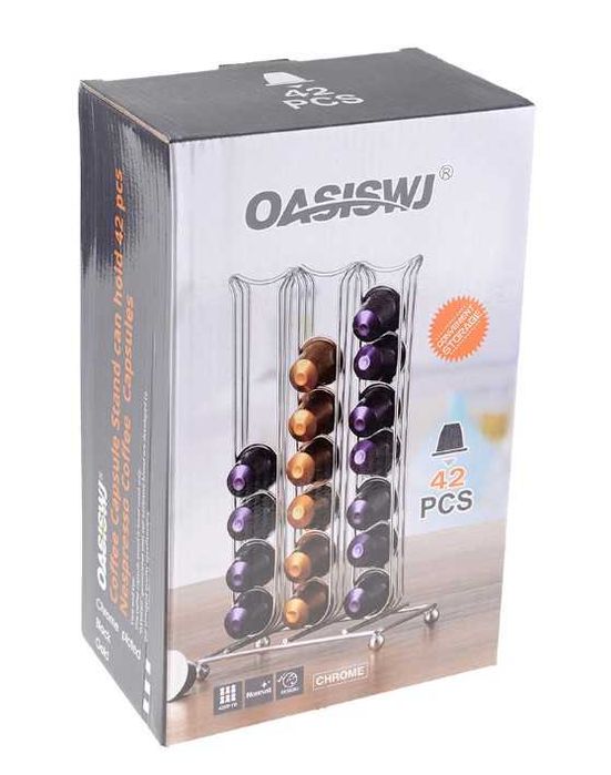 Поставка за 42 бр кафе капсули тип стойка органайзер Nespreso, Dolce G