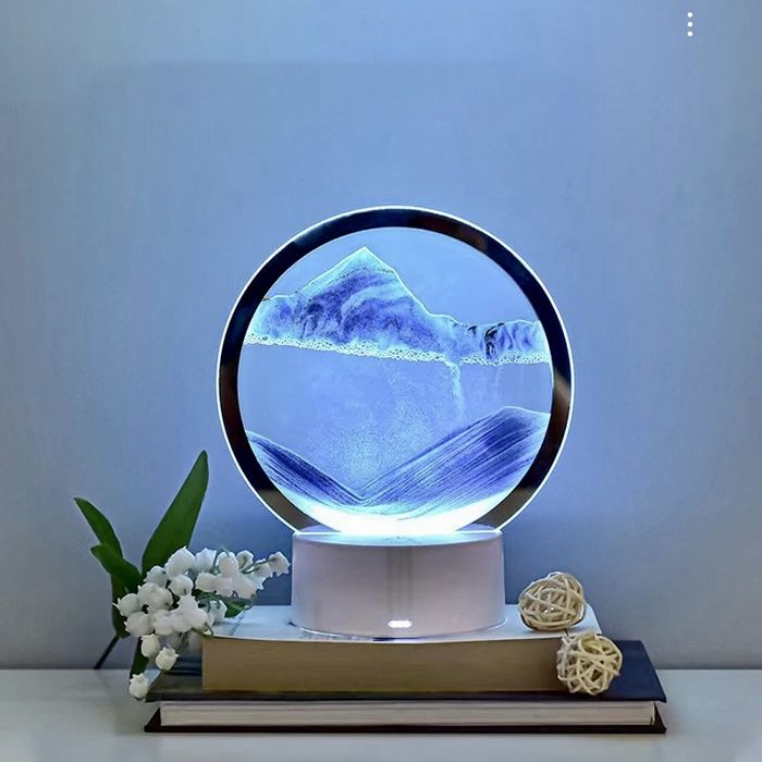 Пясъчна лампа, led sand lamp