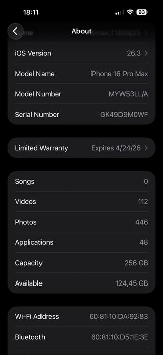 iPhone 16 pro max