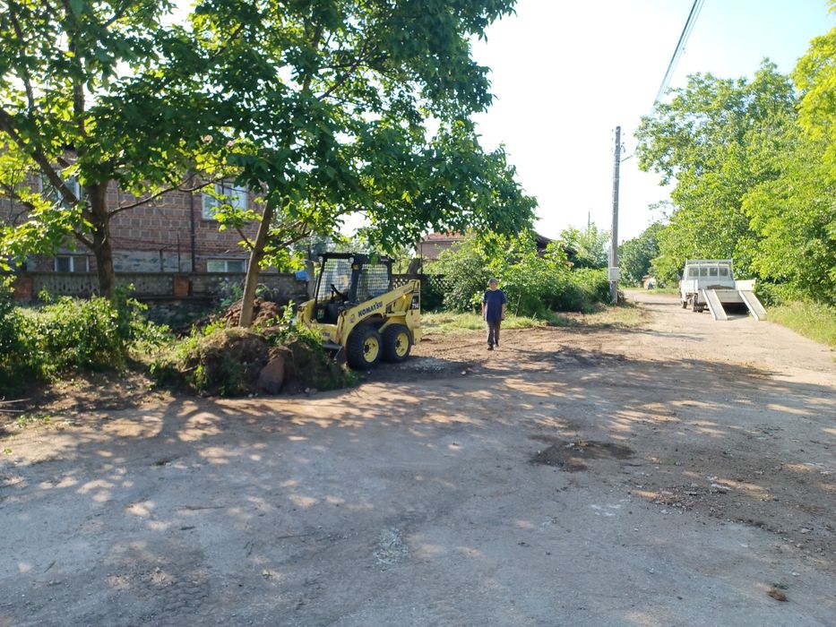 Услуги с бобкат и самосвал