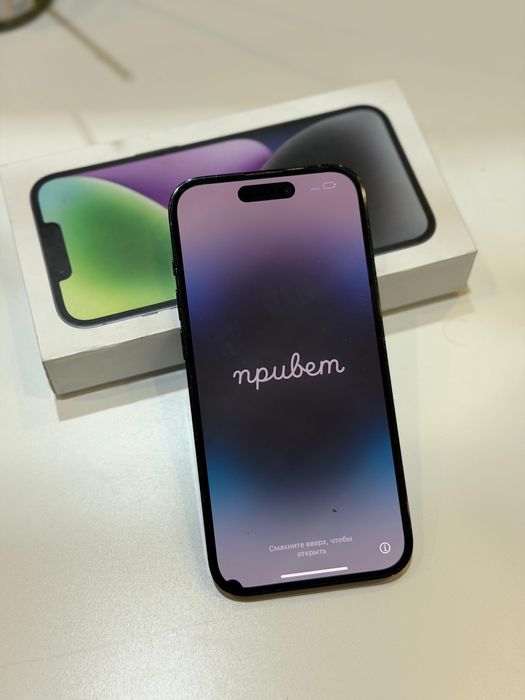 Айфон 14ПРО в черном цвете