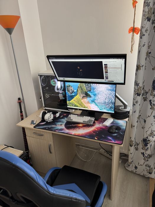 Setup Ryzen 7 3800X, 32GB RAM, GTX1080TI, 2 monitoare