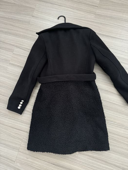 Вталено палто с размер