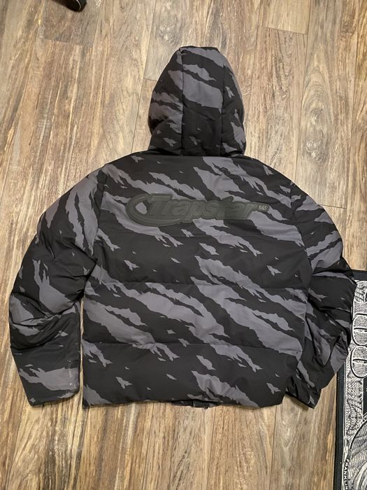 Trapstar Hyperdrive Technical Puffer Jacket Grey Camo