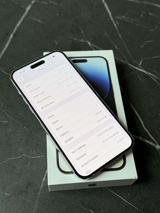 IPhone 14 Pro Max 256GB Silver 92% Батерия