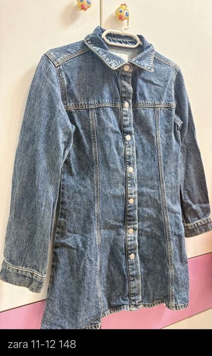 Дънкова рокля Zara 11-12 / 148 см.