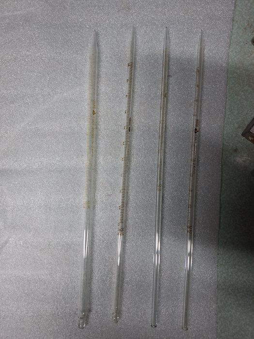 Пипетки лабораторные 1, 2, 5 и 10 мл. Пипетка Мора 5, 10, 50, 100 мл.