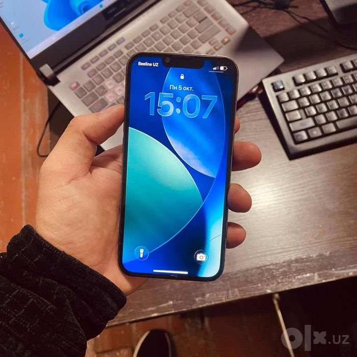 Iphone 13 pro xotira 256 yomkost 75 ekran orginal almashgan