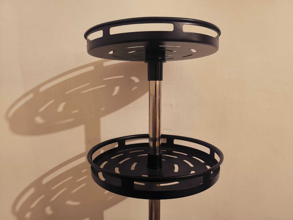 Raft cu 3 polițe rotativ