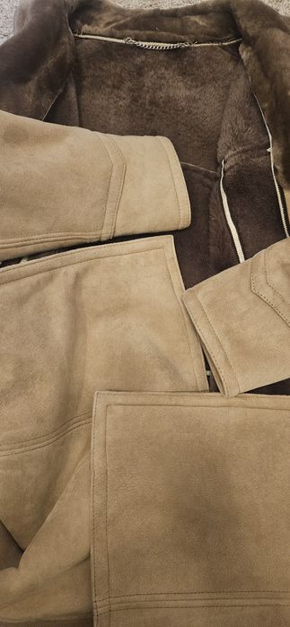 Кожено палто-кожух