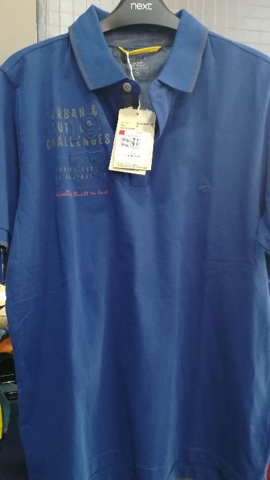 Camel Active M,L.Нови.Оригинал.Мъжки тениски с яка.Нови.Оригинал.