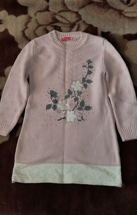 Платье   вязаное