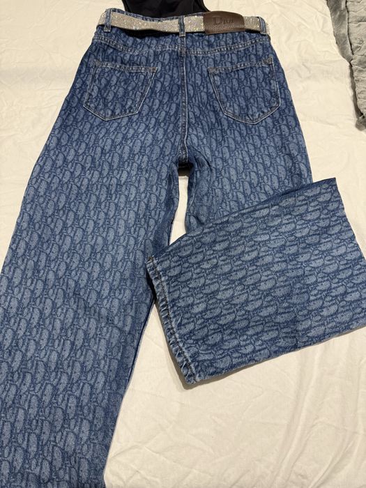 Дънки Dior с колан