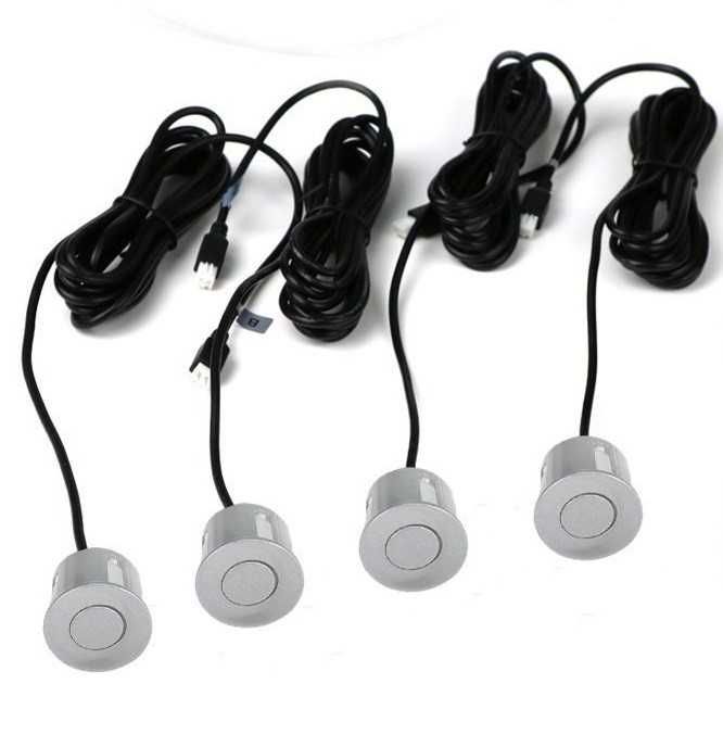 Парктроник за МПС с четири датчика, Ултразвуков, LED дисплей, Сив