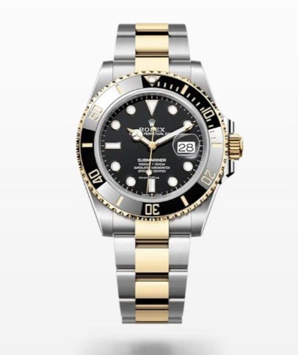 Ceas Rolex Automatic Submariner Date 41MM Oystersteel Silver-Gold