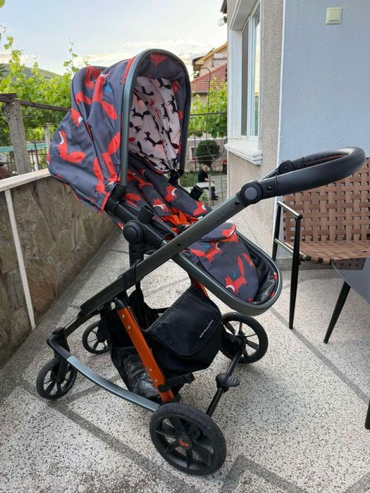 Комбинирана бебешка количка с лисица 3в1 Cosatto