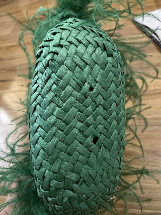 Соломенная сумка zara