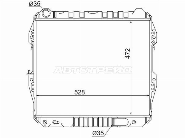 Радиатор Toyota 4runner